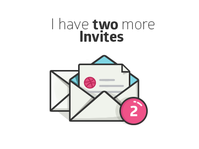 Go get your dribbble invitation! art brands design invitation invitations invite invites