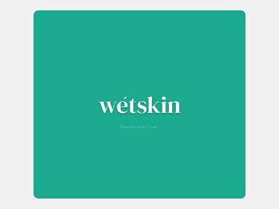 WetSkin Logo branding design graphic design logo