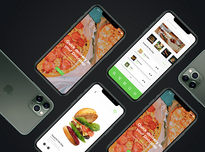 Food Delivery App app delivery figma food graphic design mobile app photo ui ux