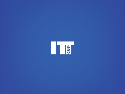 ITTCUP blue branding design graphic design illistration logo white