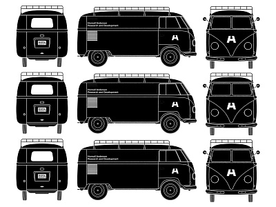 Barndoor illustration bus illustraion volkswagen