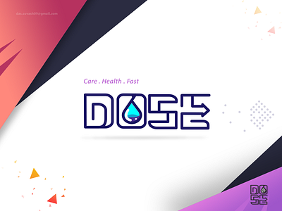 Logo for Dose branding health illustration logo