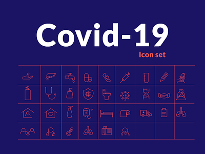 covid-19 corona covid 19 icons social distance