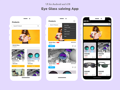 Eyeglass Saleing and tracking Product App eye glass fashion sunglass