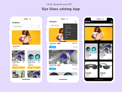 Eyeglass Saleing and tracking Product App