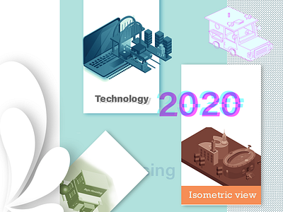 2020 design illustraion isometric design