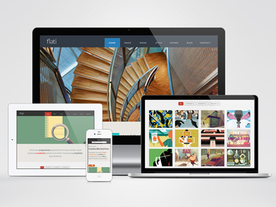 Flati Bootstrap Now On Wordpress flat flat design themeforest wodpress template wordress