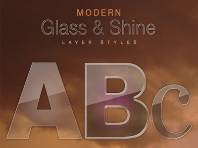 Free Modern Glass & Shine Layer Styles