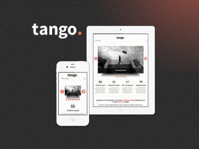 Tango - Responsive HTML5 Template html5 responsive template themeforest web design