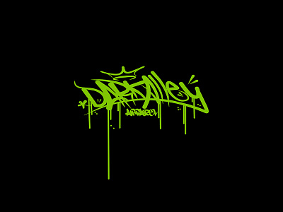 Dark Alley Logo 2 branding graffiti logo made by order