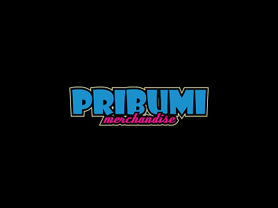 Pribumi Merchandise Logo branding identity logo logo commission merchandise pribumi sold