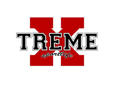 Xtreme Sportlife Logo cartoon design flat icon illustration logo simple sportlife vector xtreme