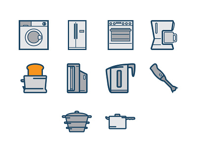 Home Appliances Icon Set