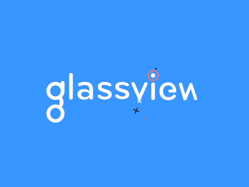 SVG Logo animation for Glassview animation art behance design flat icon illustration layout lettering logo logo animation logotype type typography ui ux vector web website