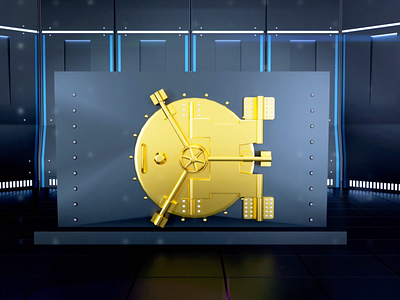 Exim bank animation 3d animation art bank behance design gold money safe tresor