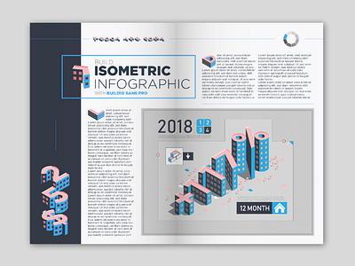 Magazin layout based on Buildiq sans pro