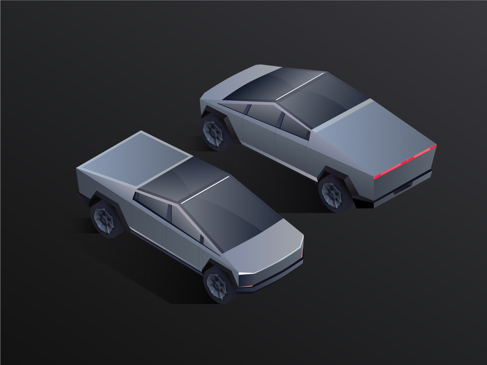 Tesla Cybertruck by Motionblurstudios on Dribbble