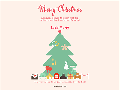 "Marry" Christmas engagement lady marry ladymarry merry christmas poster to do wedding