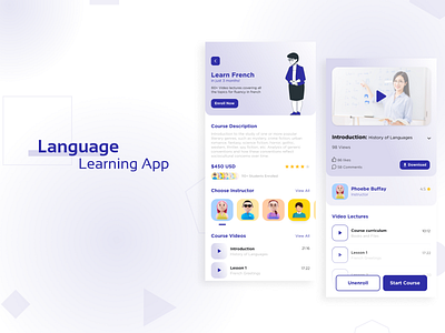 Language Learning App📚 - Zealous System app development app development company educationapp languagelearningapp learningapp mobile app