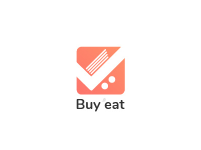 Buy'eat App Logo application buyeat identity logo mobile mobileapp visual