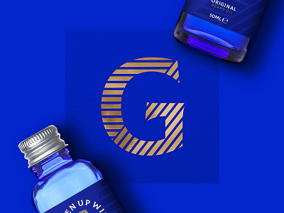 Freshen Up With beard blue brand branding design gold gold foil graphic design identity logo packaging packaging design type typography