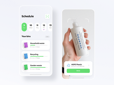 We Have All Bin There... app design bin countdown product ui design