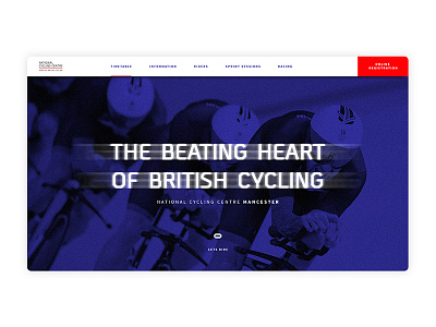 National Cycling Centre Manchester Landing Page