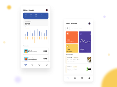 App Dashboard Designs