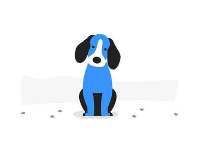 Unsubscribe doggo doggo flat design illustration