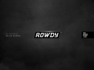 Rowdy Logo Design branding branding agency branding design brandlogo freelance freelancer logo logodesign logos logotype rowdified rowdy rowdystore therowdystore
