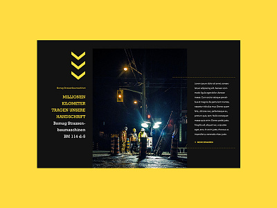 Website concept arrows black branding composition dark design editorial identity portal typography ui ux web website yellow