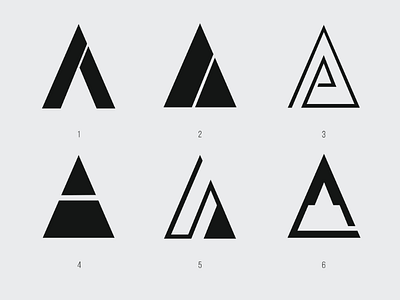 Letter Mark Exploration font shapes typography