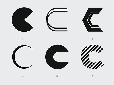 Letter Mark Exploration font shapes typography