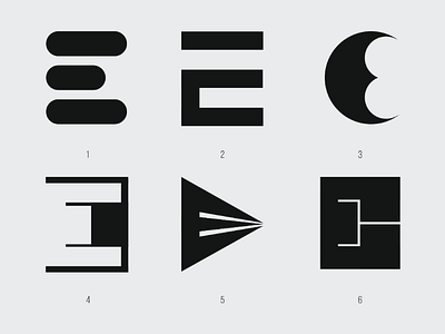 Letter Mark Exploration font shapes styles typography