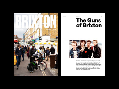 London Series Magazine – Jan 2022 graphic design layout magazine typo