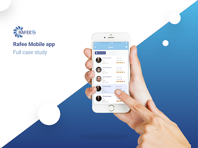 Rafee Mobile app UI/UX Case Study mobile app ui design uiux user experience