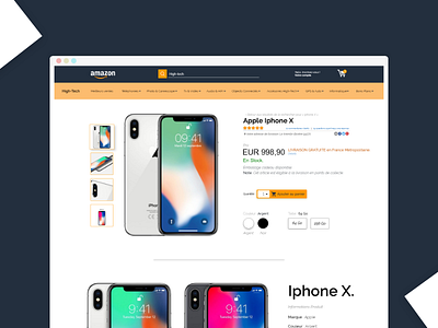 Amazon product page redesign