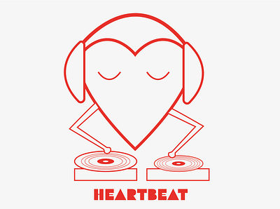 Heartbeat charachter design childrens illustration dribbble best shot dribbbleweeklywarmup flat design illustration illustration art illustrator personal project valentinesday vector art