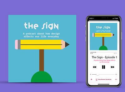 The Sign dribbble best shot flat design illustration illustrator ui vector art