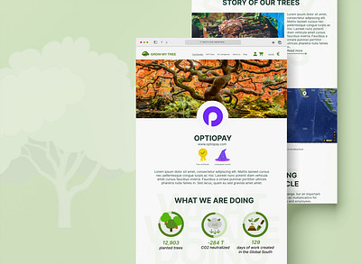 Grow My tree design project icon design ui ui design ux design uxui website