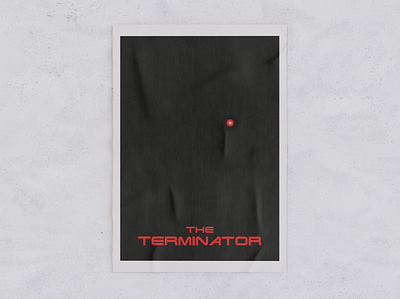 Terminator minimal poster flat design illustration art vector art