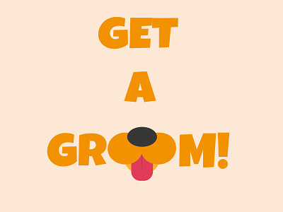Gret a groom Logo branding flat design illustration art logo logo design vector art