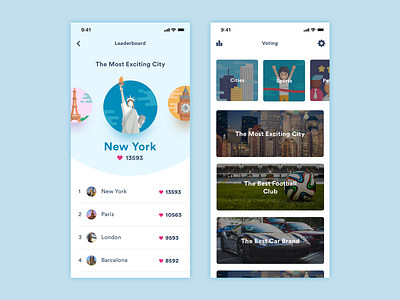 Daily UI Challenge - #019 Leaderboard 019 apps daily 100 dailyui ios leaderboard mobile sketch thebestof ui voting
