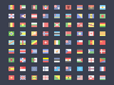 Pixel Country Flags countries country country flags flags pixel sketchapp