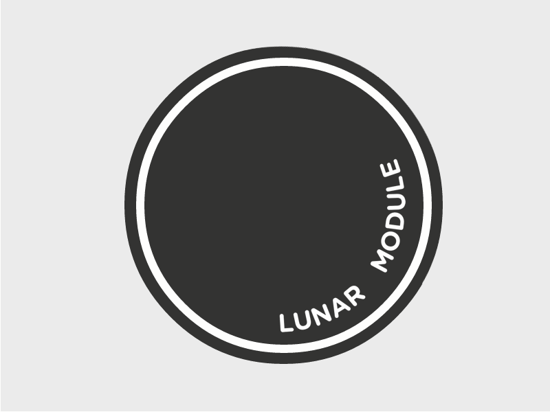 Lunar Module animation gif logo lunar module space spaceship zendesk zopim
