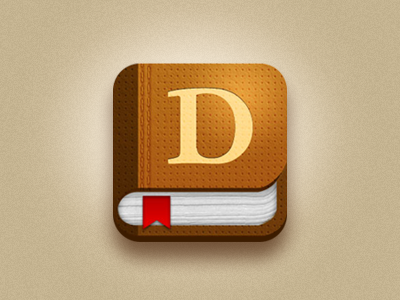 Dictionary dictionary icon iphone web app