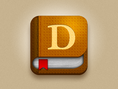 Dictionary dictionary icon iphone web app