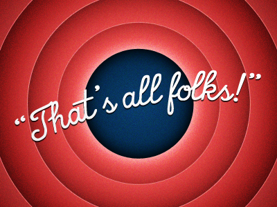 That's all folks! cartoon looney tunes outro outro thats all folks wallpaper