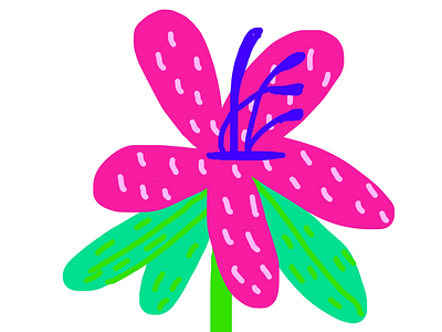 Azalea sketch flower drawing