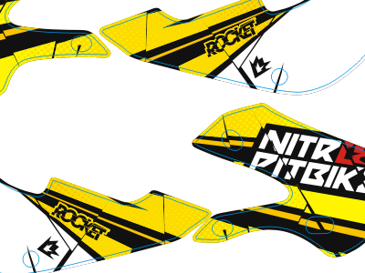 MX bike wraps design